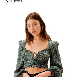 For Love and Lemons Alisa cropped top NWT